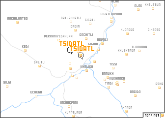 map of Tsidatl\