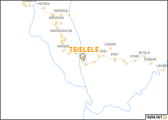map of Tsiélelé