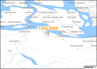 map of Tsiglomen\