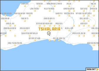 map of Tsikalariá