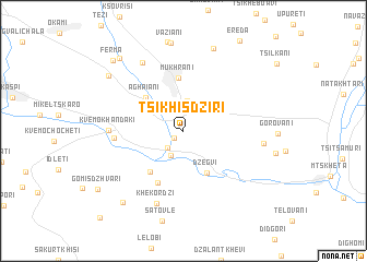 map of Tsikhisdziri