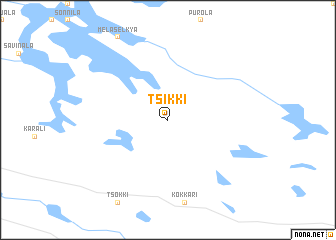 map of Tsikki