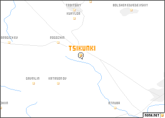 map of Tsikunki