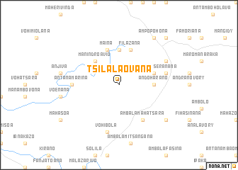 map of Tsilalaovana