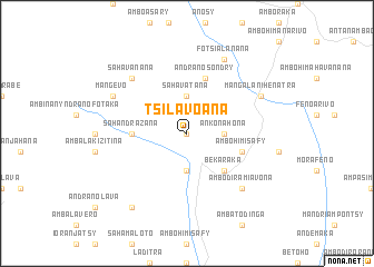 map of Tsilavoana