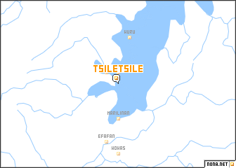 map of Tsile Tsile