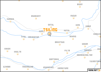 map of Tsiling