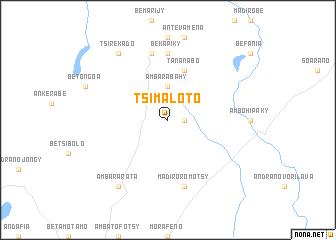map of Tsimaloto