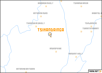 map of Tsimandainga