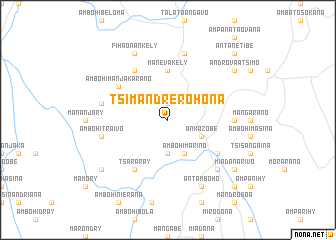 map of Tsimandrerohona