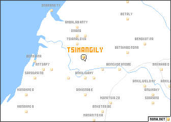 map of Tsimangily