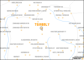 map of Tsimbaly