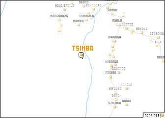 map of Tsimba
