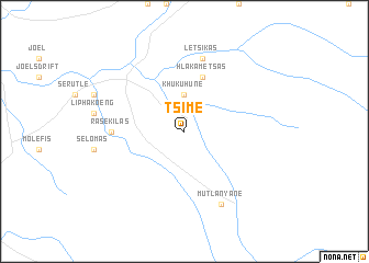 map of Tsime