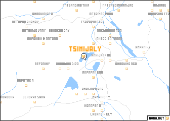map of Tsimijaly