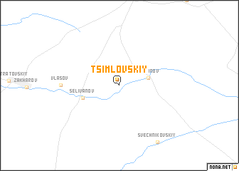 map of Tsimlovskiy