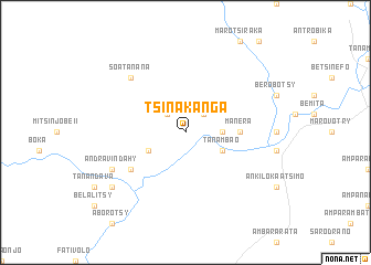 map of Tsinakanga