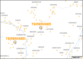 map of Tsinamkhari