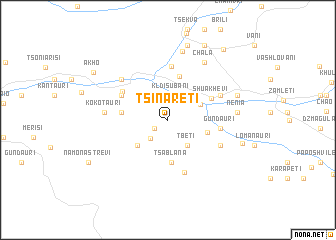 map of Tsʼinaretʼi