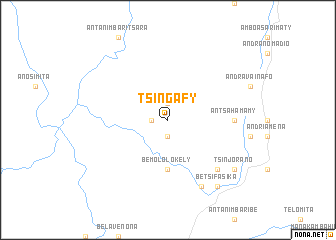 map of Tsingafy