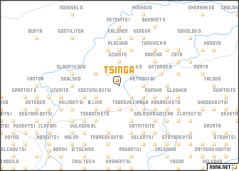 map of Tsinga