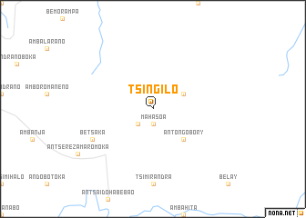 map of Tsingilo