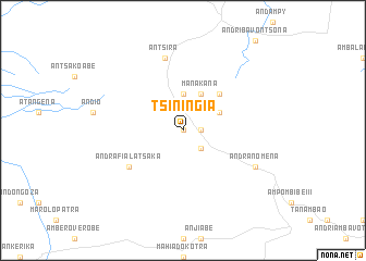 map of Tsiningia