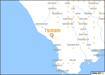 map of Tsinioni