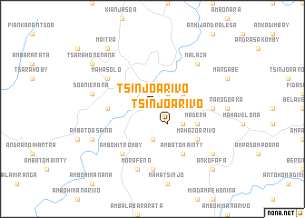 map of Tsinjoarivo