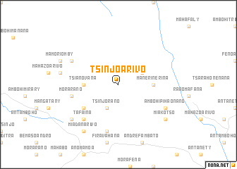 map of Tsinjoarivo