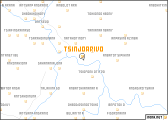 map of Tsinjoarivo