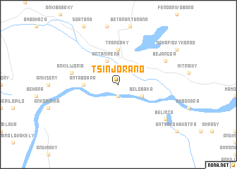 map of Tsinjorano