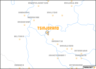 map of Tsinjorano