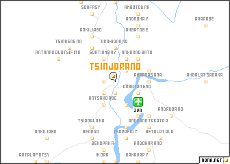 map of Tsinjorano