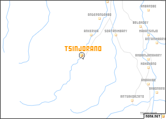 map of Tsinjorano