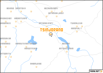 map of Tsinjorano