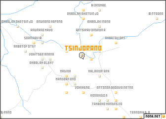 map of Tsinjorano