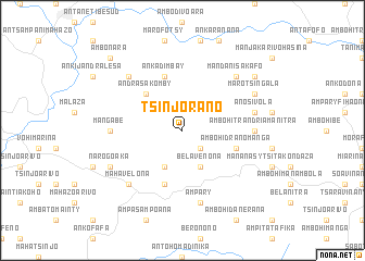 map of Tsinjorano