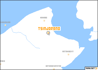 map of Tsinjorano