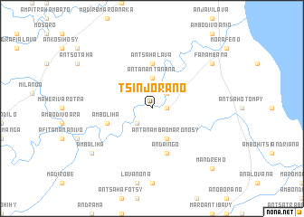 map of Tsinjorano