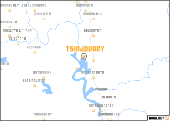 map of Tsinjovary
