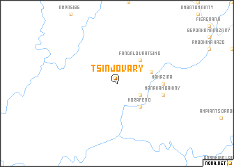 map of Tsinjovary