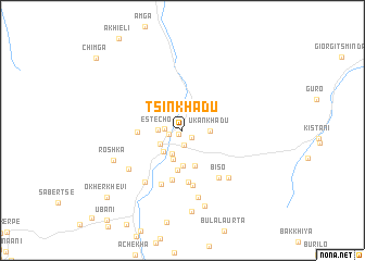 map of Tsinkhadu