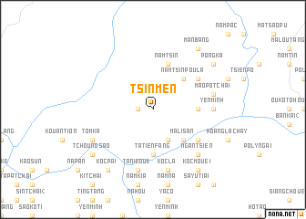 map of Tsin Men