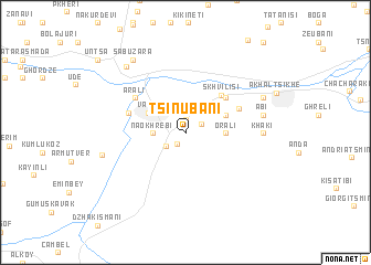 map of Tsinubani