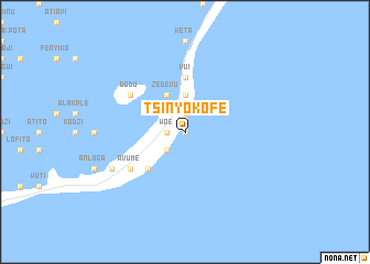 map of Tsinyokofe