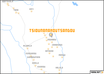map of Tsiounanamoutsandou
