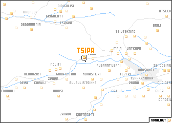 map of Tsipʼa