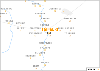 map of Tsipelki