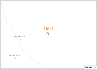 map of Tsipi